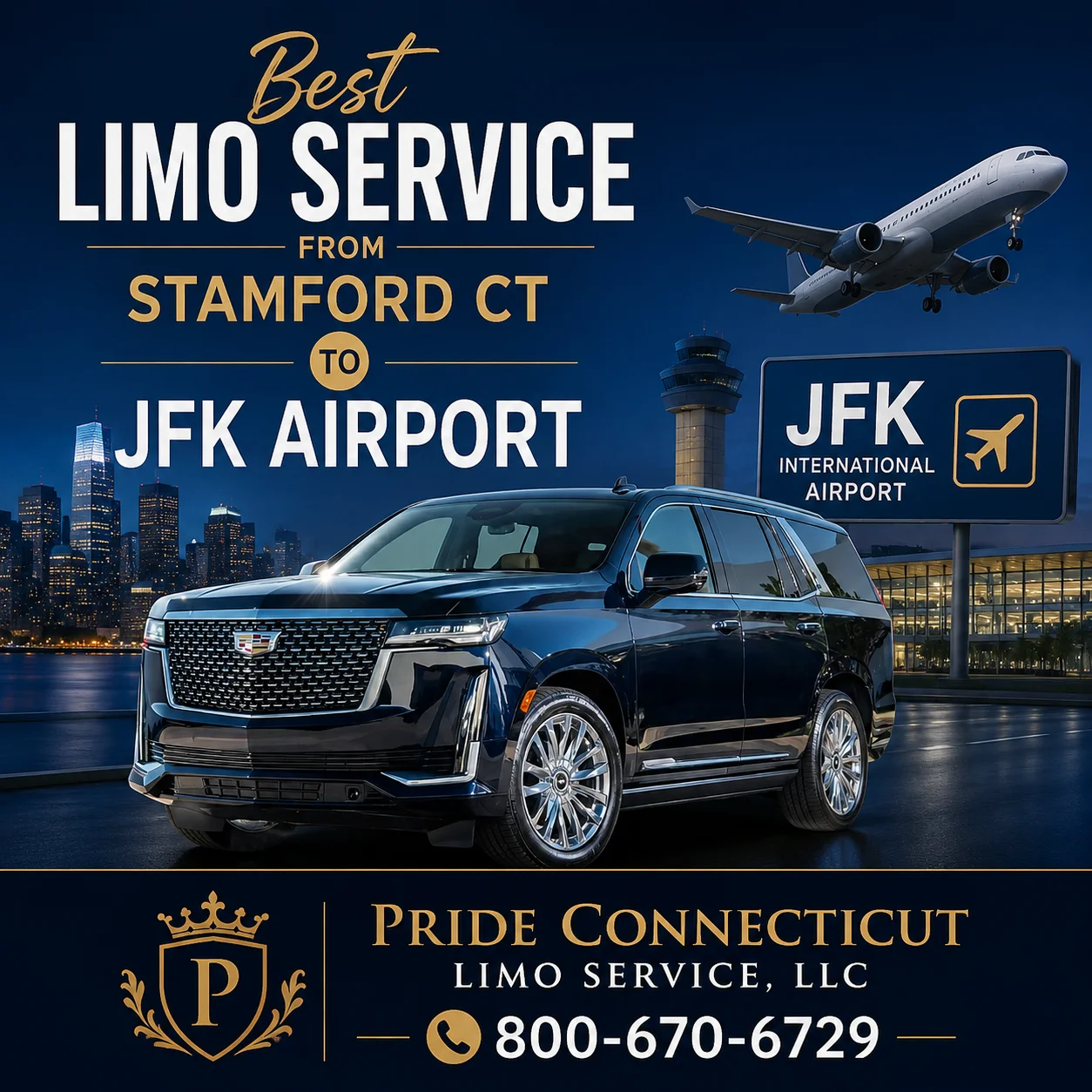 Stamford CT Limo Service to JFK